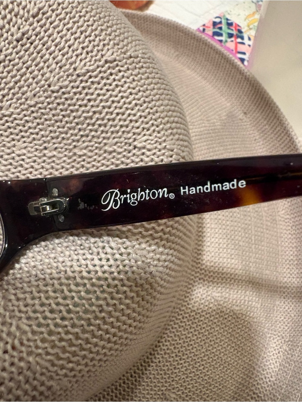 Women’s Tortoiseshell Rectangle Reading Glasses - Brown, Brighton 1.5 - Picture 5 of 5
